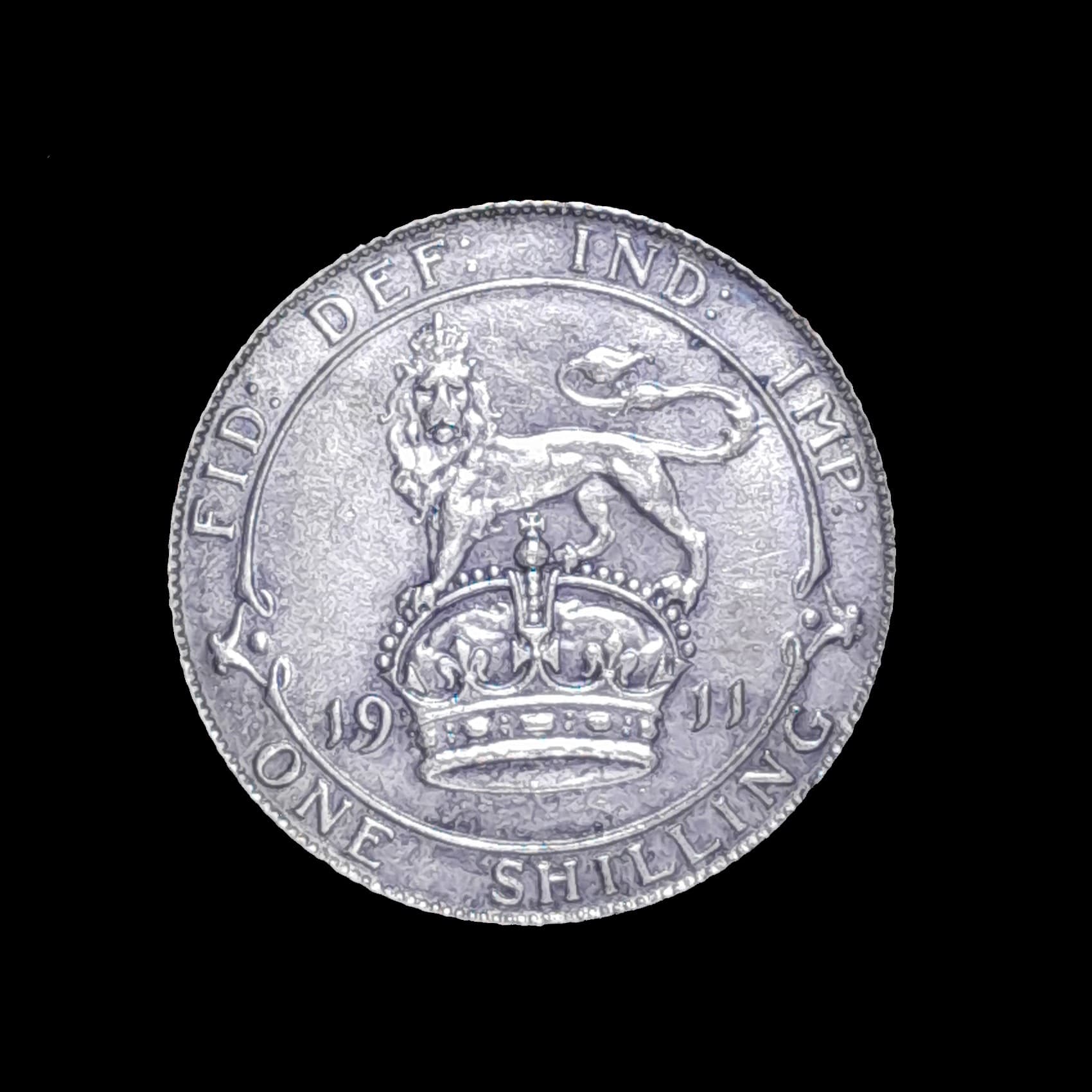 Gran Bretaña 1 Shilling 1911 Exc Proof Plata KM 816