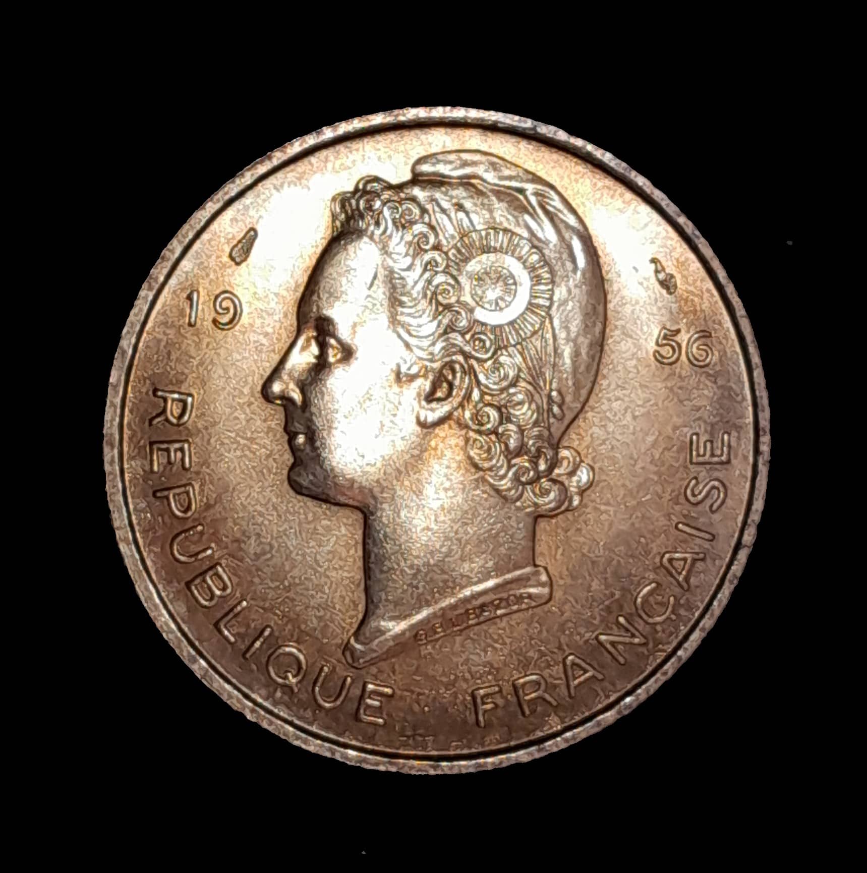 Africa Occidental Francesa 25 Francos 1956 SC KM 7
