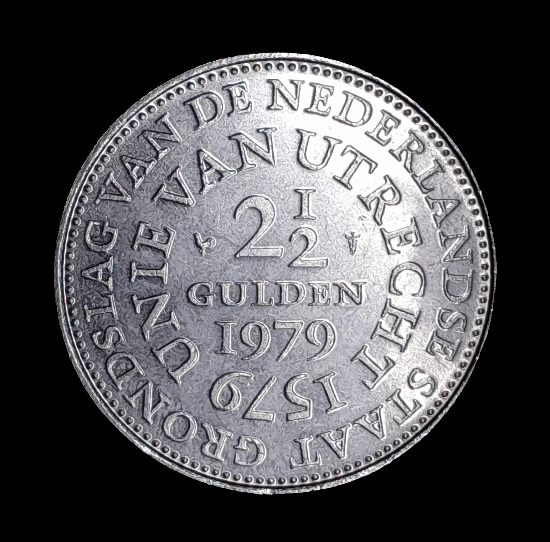 Países Bajos 2 1/2 Gulden 1979 Exc KM 197 Utrecht