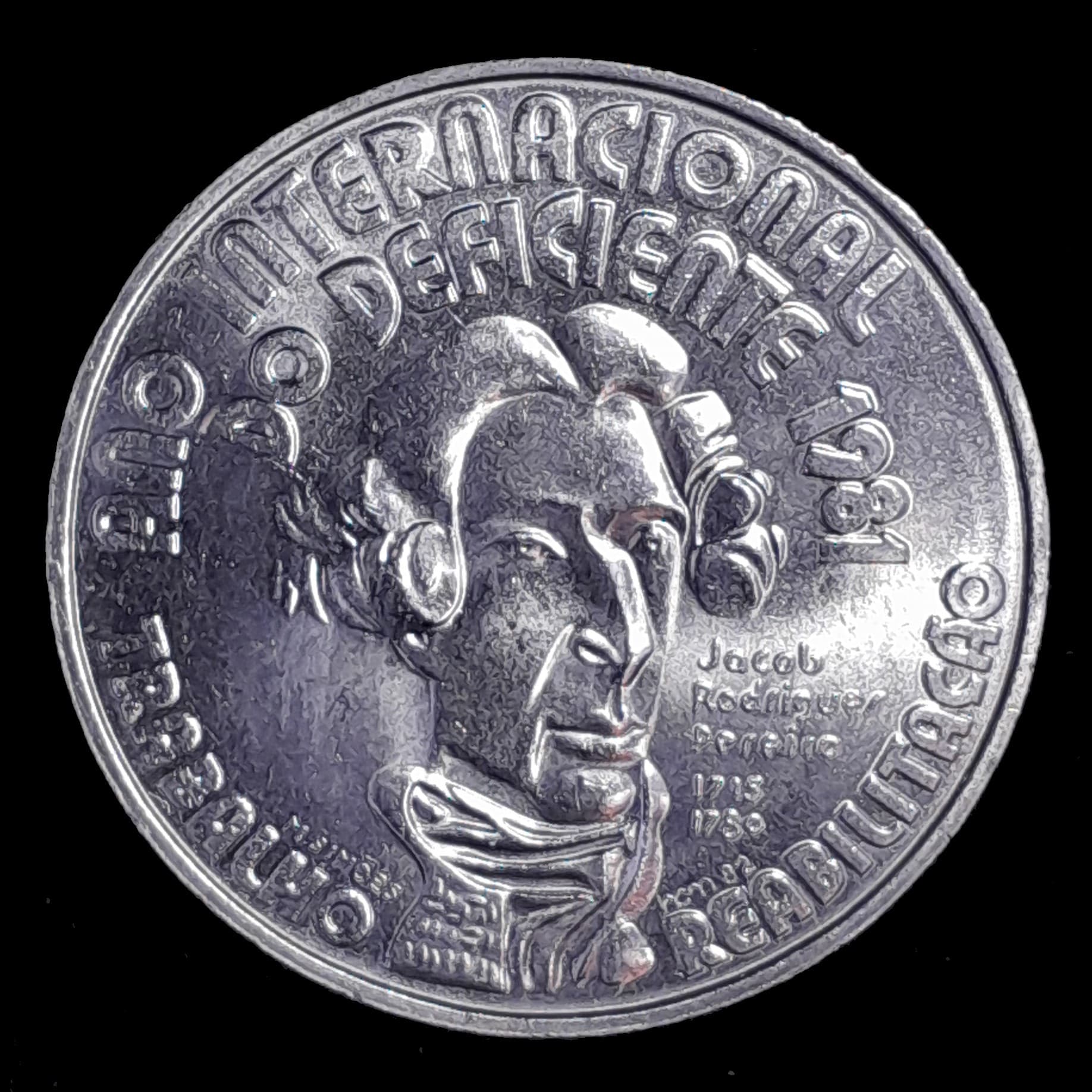Portugal 100 Escudos 1984 (sin fecha) SC KM 625 Discapacidad
