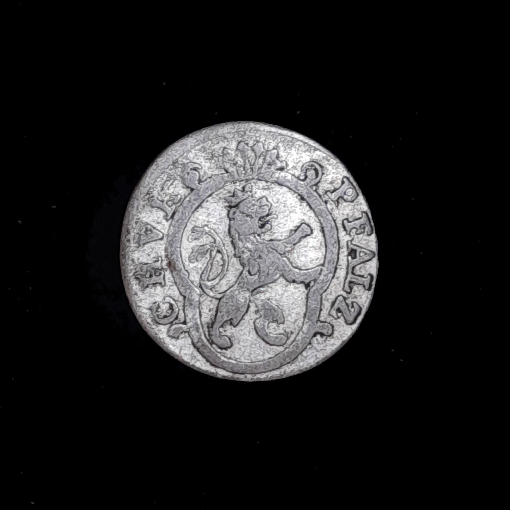 Alemania Palatinado 2 Kreuzers 1743 MB Plata KM 310