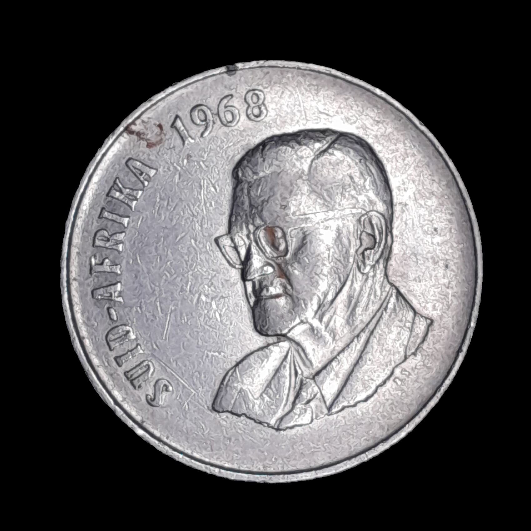 Sudáfrica 50 Cents 1968 Muy Bueno KM 79.2 Año único