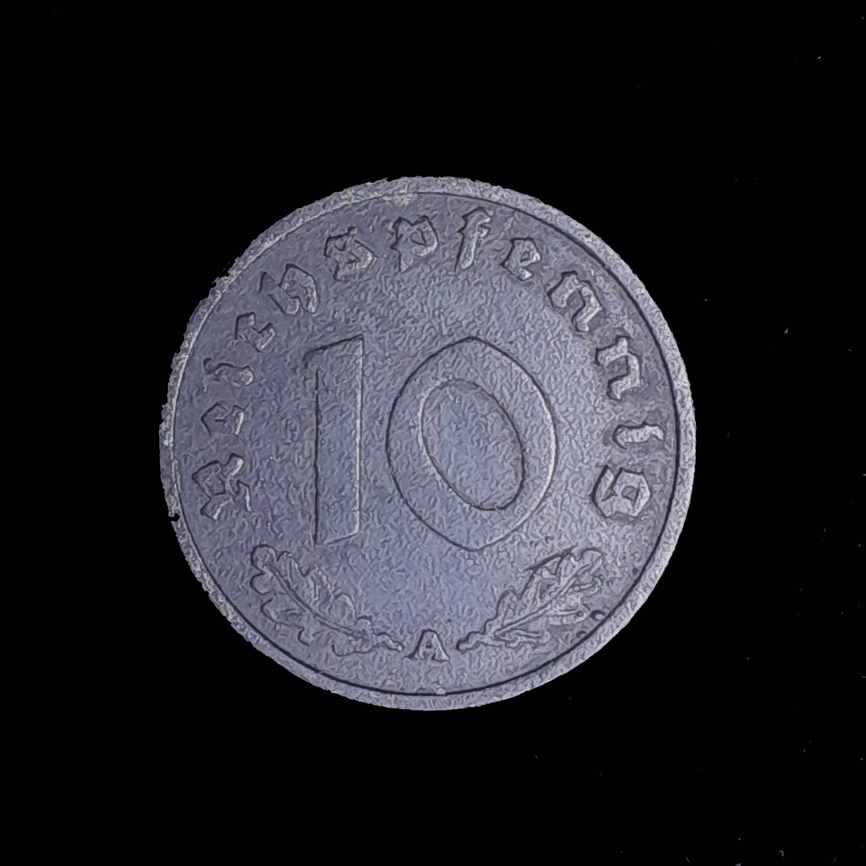Alemania III Reich 10 Pfennig 1940 A Muy Bueno KM 101