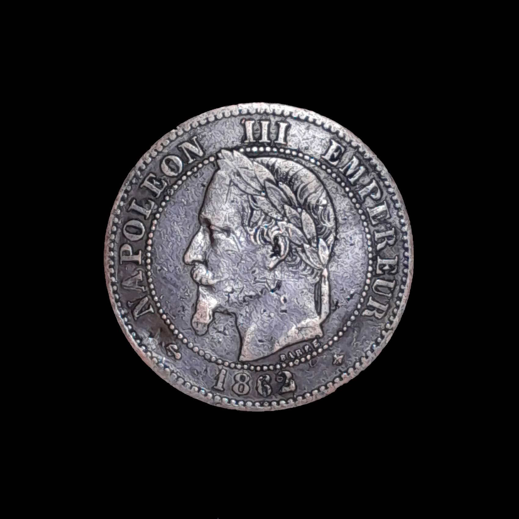 Francia 2 Centimes 1862 A Muy Bueno KM 796.4