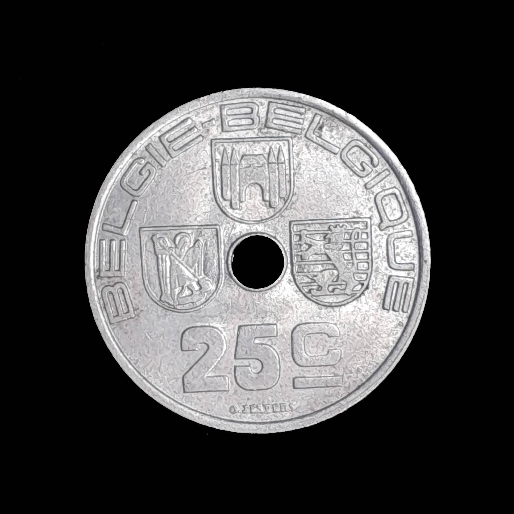 Bélgica 25 Centimes 1938 Exc KM 115.1 Leopoldo III