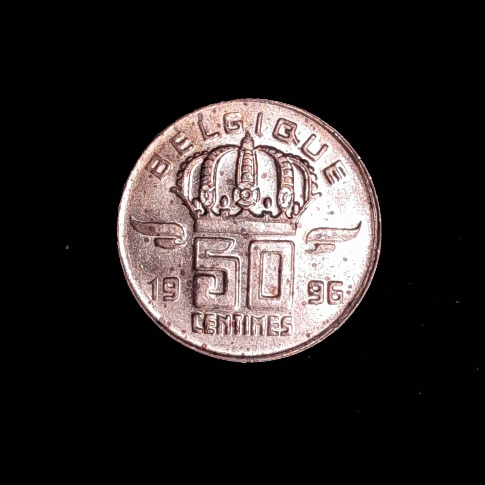 Bélgica 50 Centimes 1996 Sin Circular KM 148.1