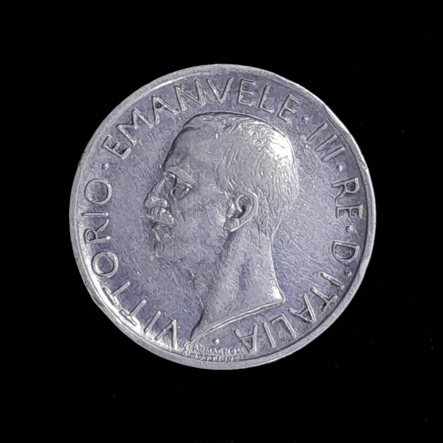 Italia 5 Liras 1929 Excelente Plata KM 67.2