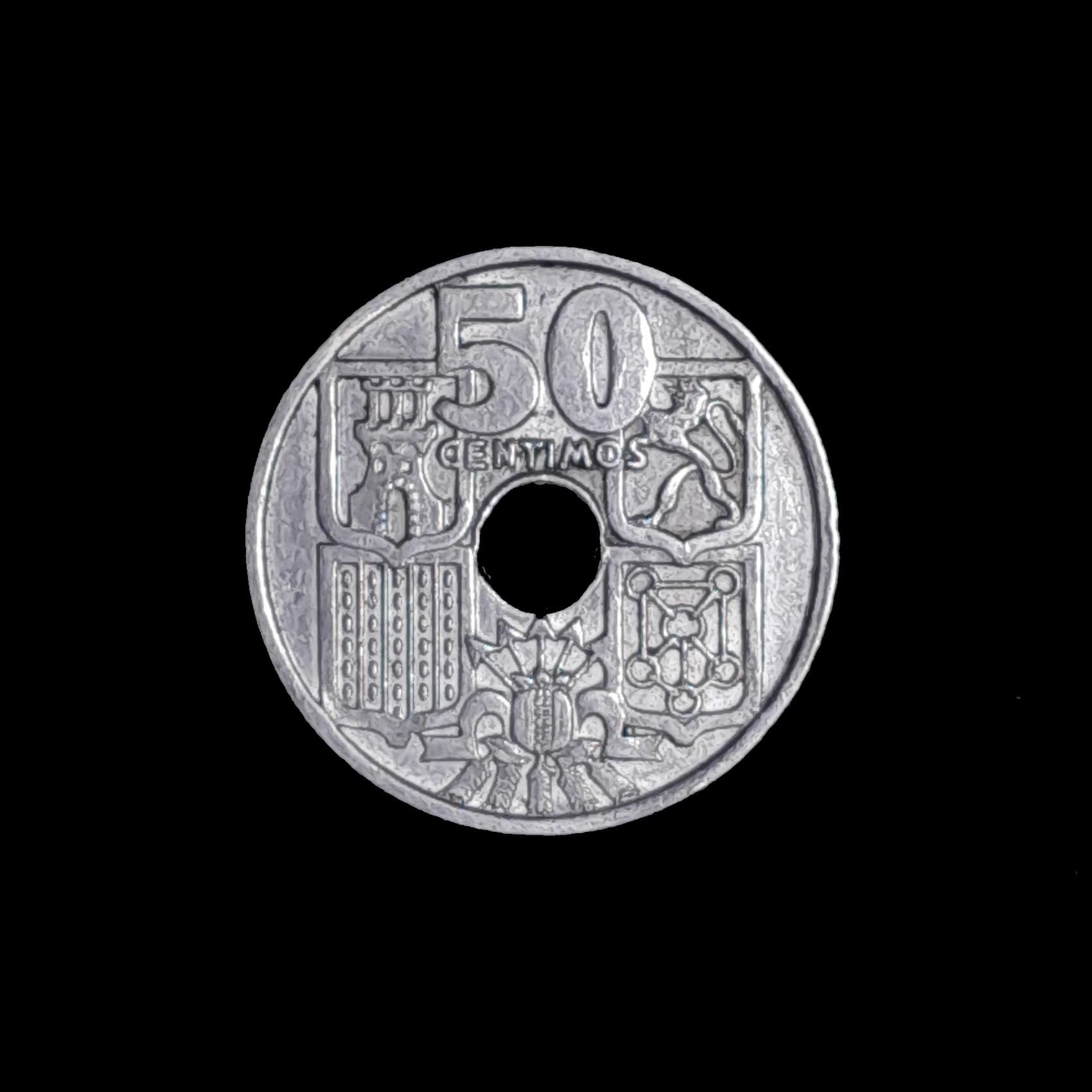 España 50 Céntimos 1963 Excelente KM 777