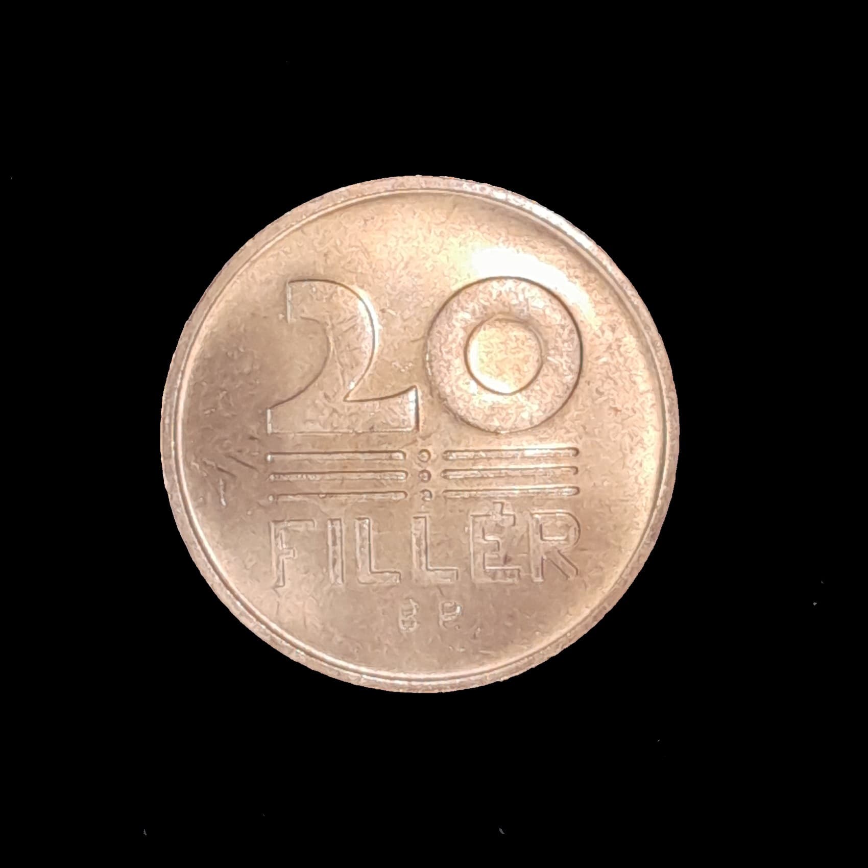 Hungría 20 Filler 1976 Sin Circular KM 531