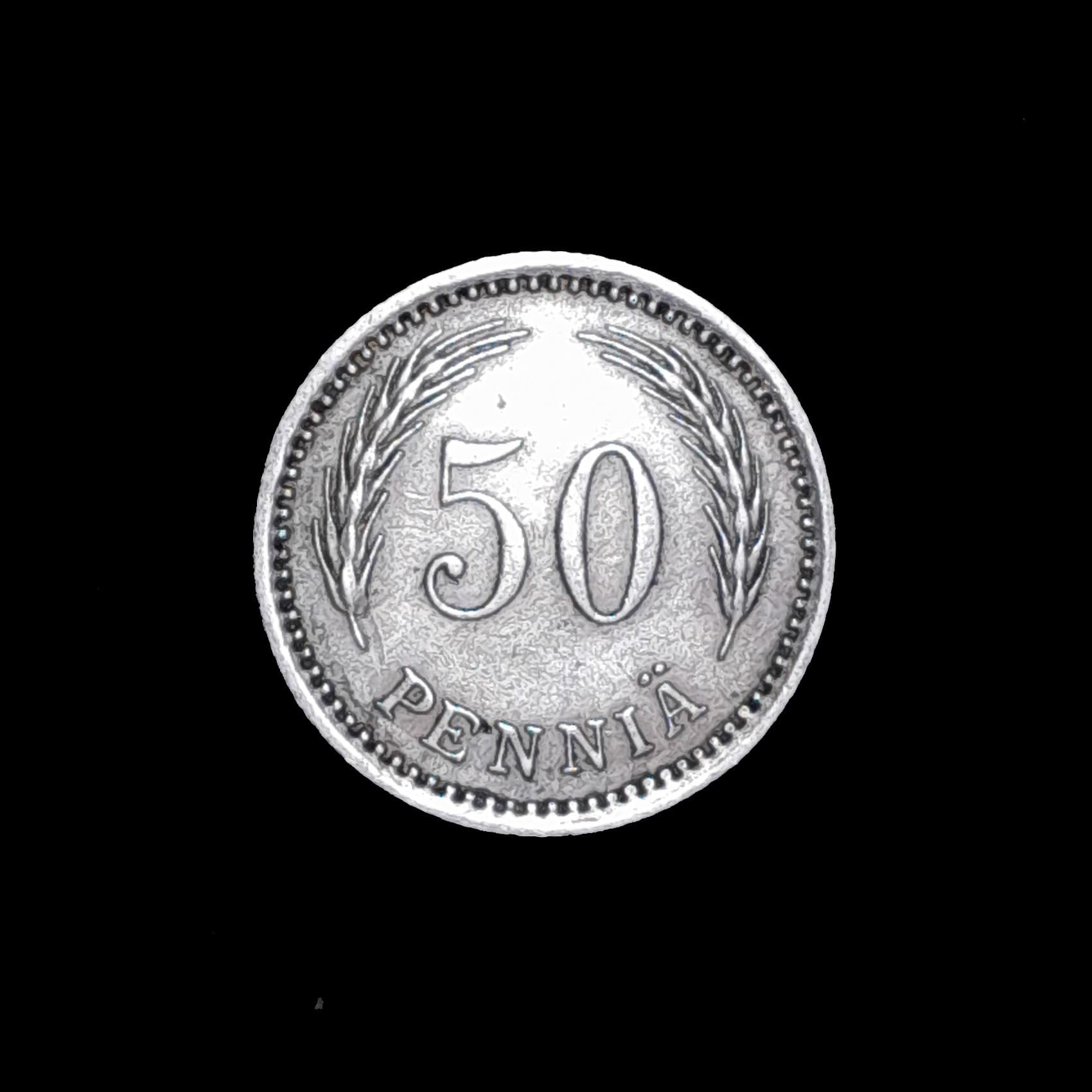 Finlandia 50 Pennia 1921 Excelente KM 25