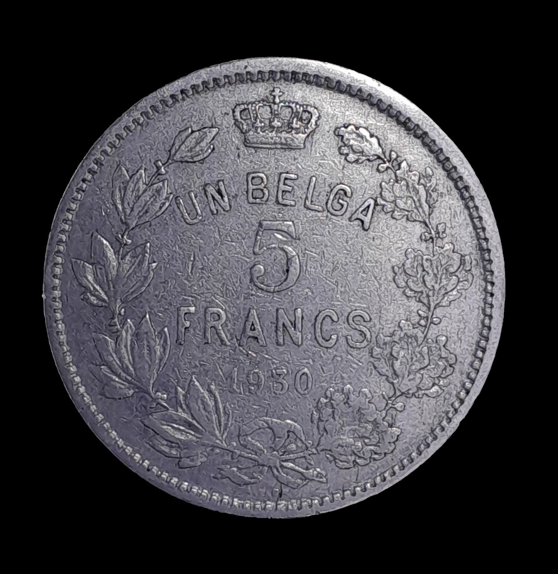 Bélgica 5 Francos 1930 Muy Bueno KM 97.1