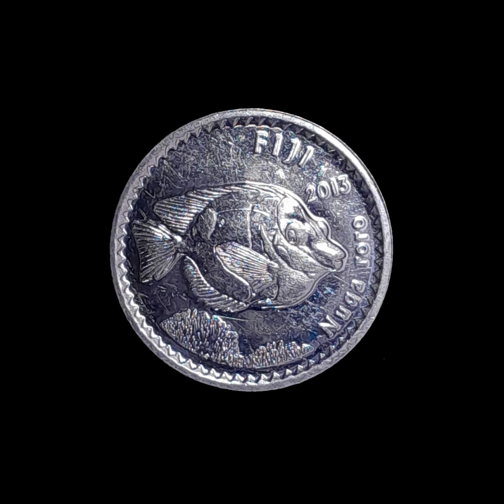 Fiji 5 Cents 2013 Sin Circular KM 332 Pez conejo bicolor