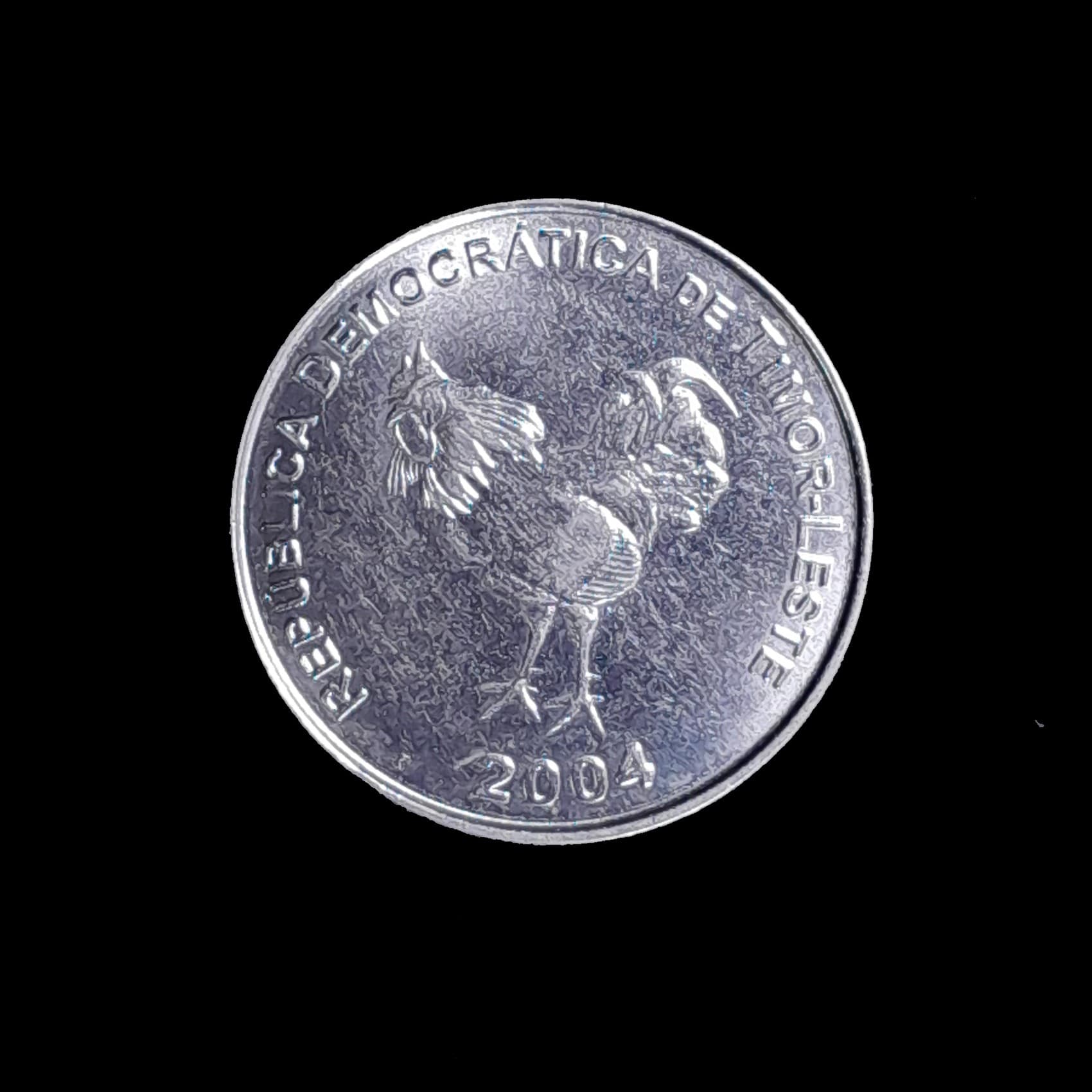 Timor Leste 10 Centavos Sin Circular 2004 KM 3 Gallo