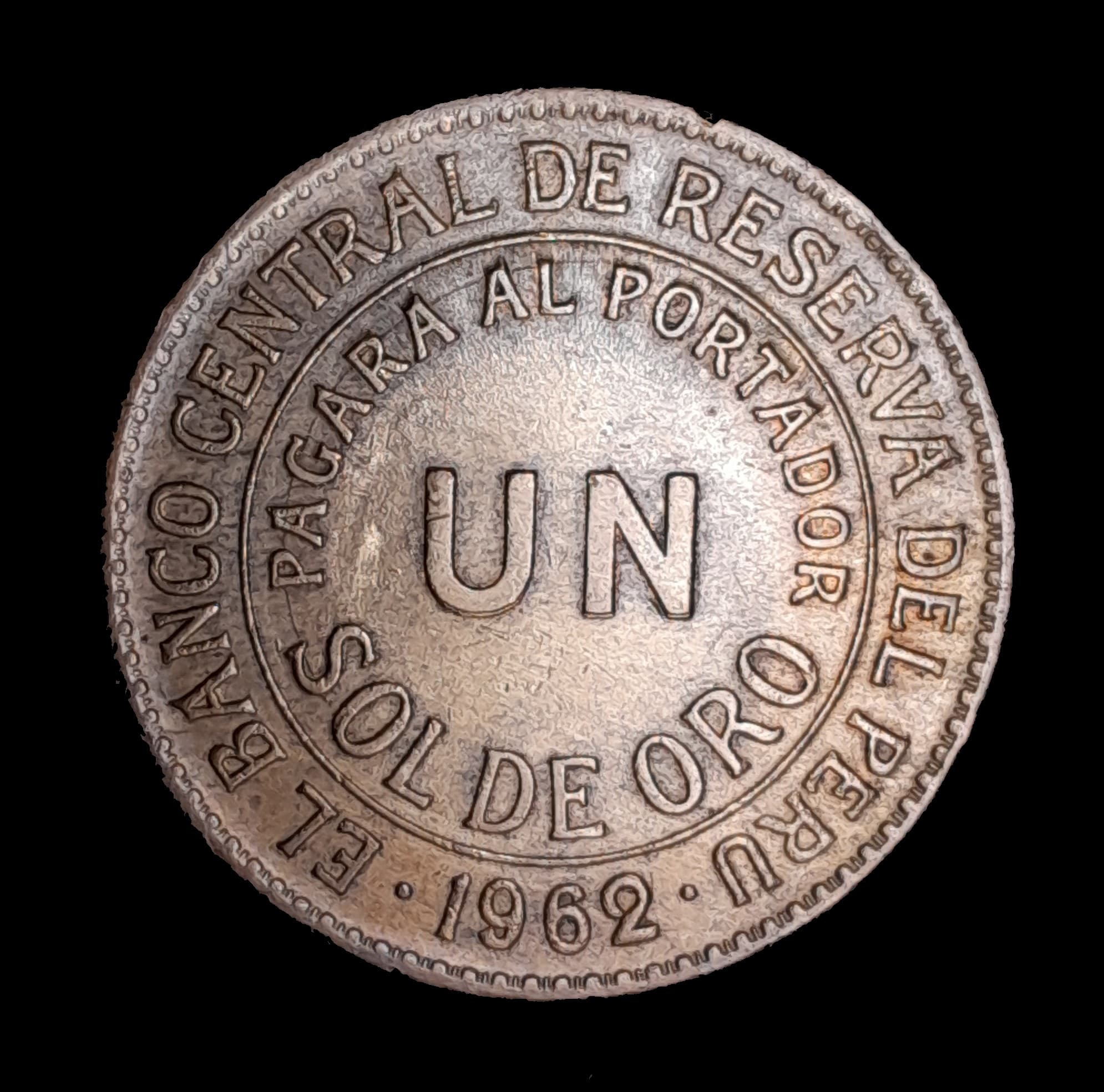 Perú 1 Sol de Oro 1962 Excelente KM 222