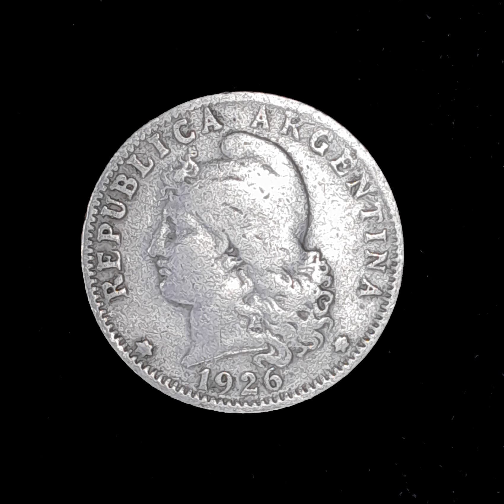 Argentina 20 Centavos 1926 Bueno CJ 76