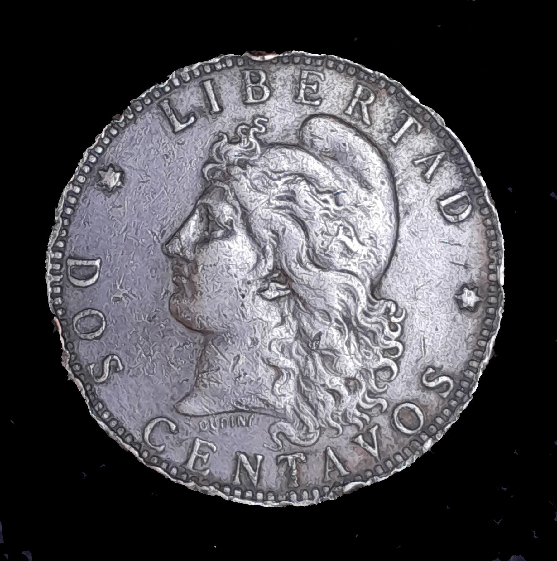 Argentina 2 Centavos 1895 Bueno CJ
