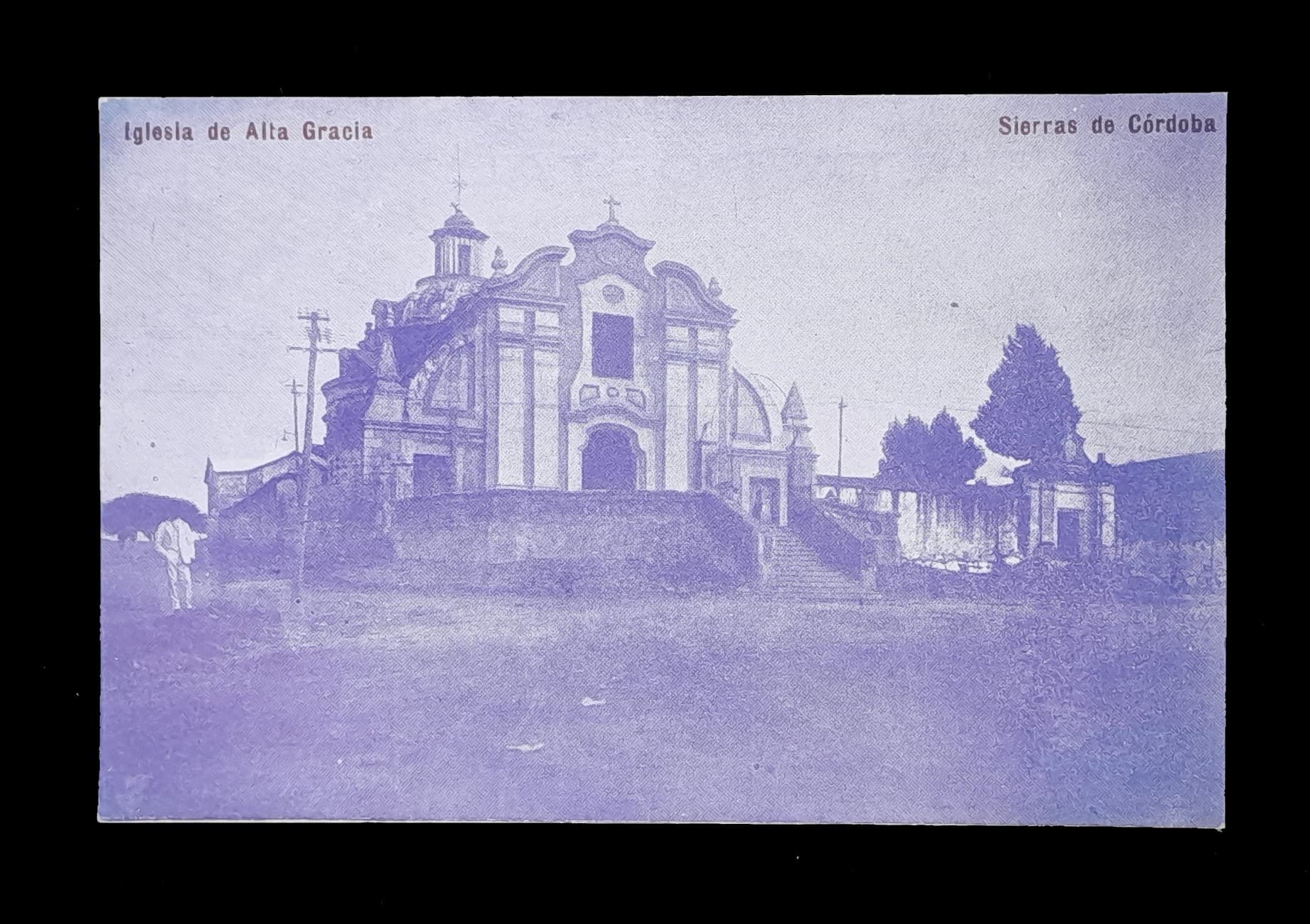 Córdoba Tarjeta Postal Iglesia de Alta Gracia