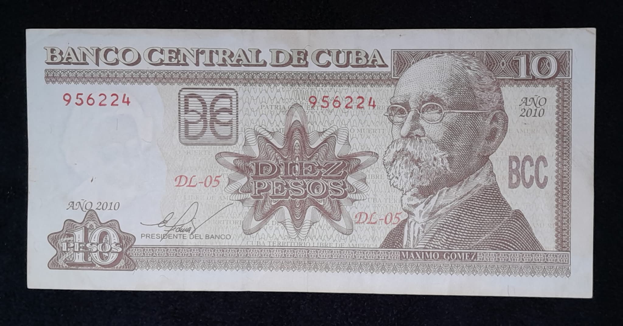 Cuba 10 Pesos 2010 Muy Bueno Pick 117s
