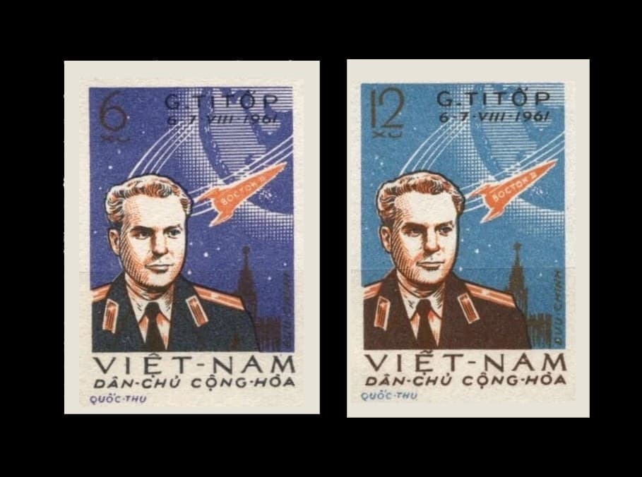Vietnam 1961 Carrera Espacial Nv. Yv. 243/4 Sin Dentar