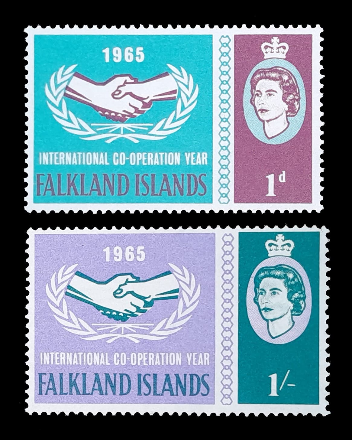 Isals Malvinas 1965 Año de la Cooperación Nv. C/g Yv. 150/1