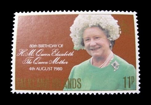 Islas Malvinas 1980 80 Años de la Reina Madre Nv. Yv. 305